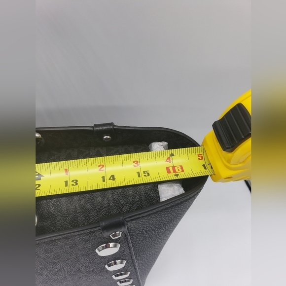 759- MICHAEL Michael Kors Tote Bag Black Color NWT - Picture 7 of 12